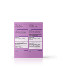 Energy Bird Calm my Mind back of package nutritional information.