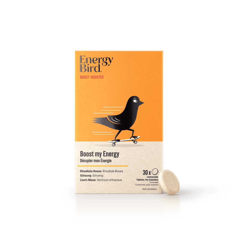 Energy Bird Boost My Energy - Energy & Stress Support - 30 Tablets