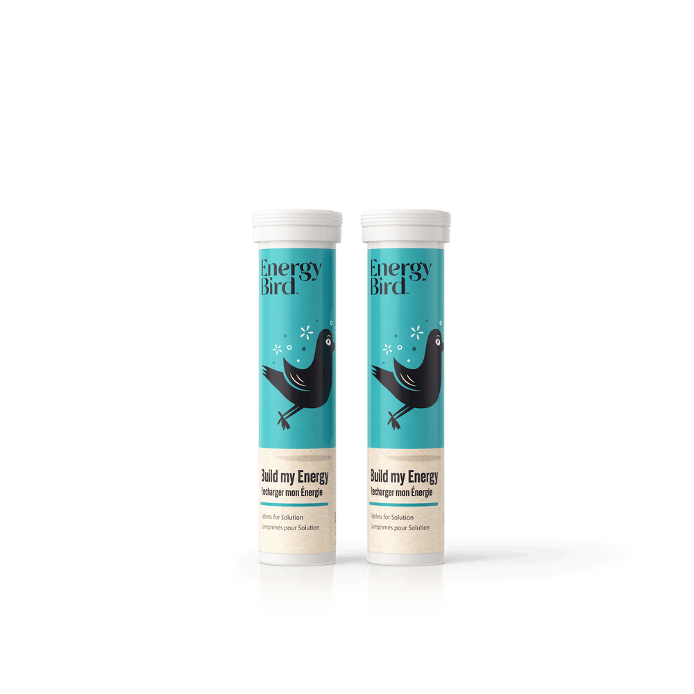 Flacons du supplément Recharger mon énergie par Energy Bird