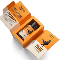 Energy Bird Feel Sexy opened with bottle and inner package visible