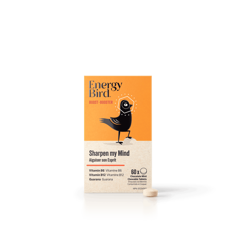Energy Bird Sharpen My Mind - Stay Awake Support - 60 Tablets