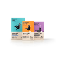 Energy Bird's Body Support System featuring products Build my Energy, Sharpen my Mind and Disconnect & Sleep