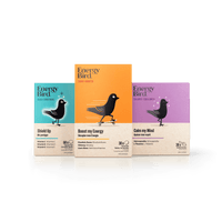 Energy Bird's Stress Adaptation System featuring products Shield Up, Boost my Energy, and Calm my Mind