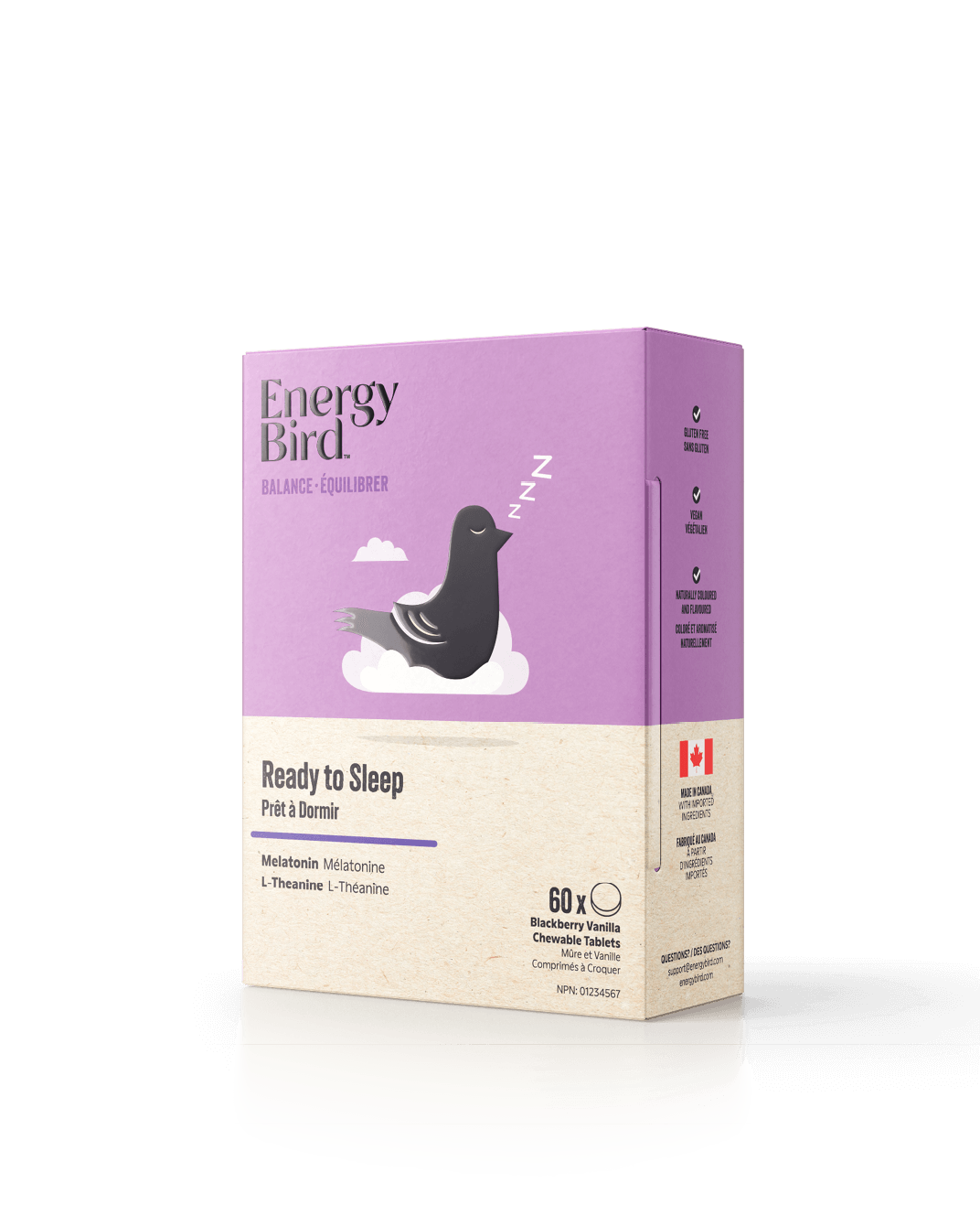  side angle of package