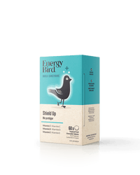 Energy Bird Shield Up side of package